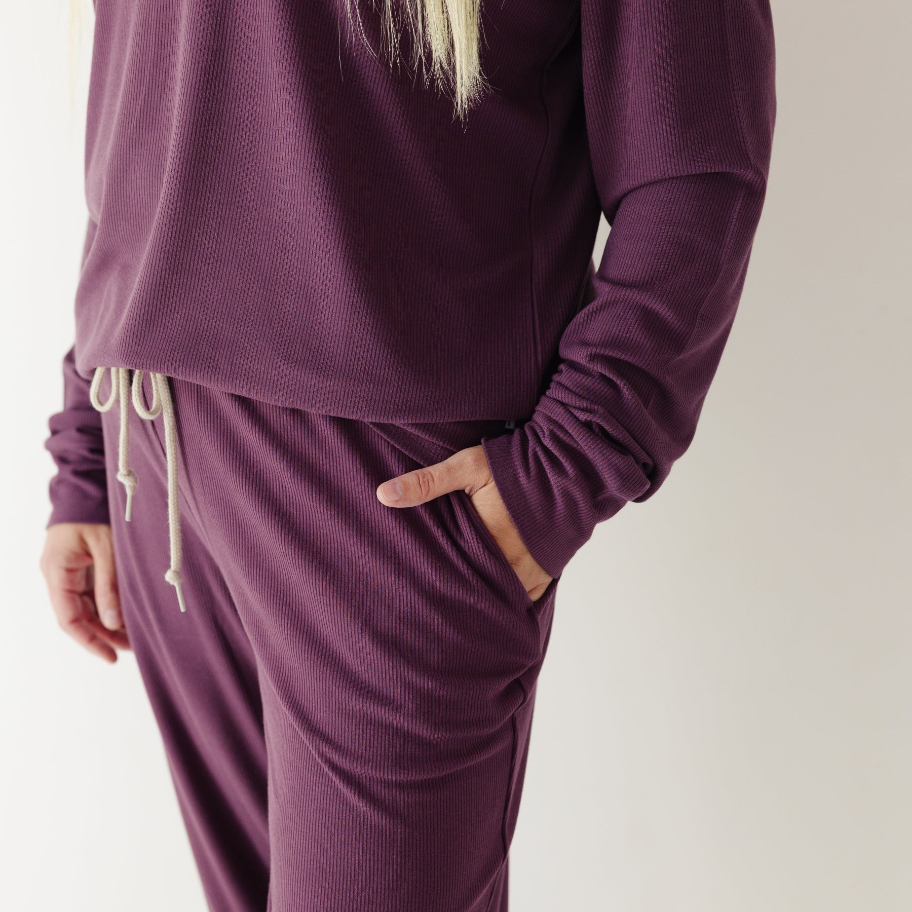 Mulberry Small Ribbed Women's Pants