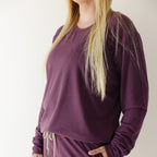 Mulberry Small Ribbed Women's Matching Set