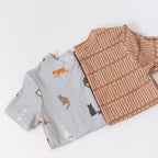 Neutral Lines Small Ribbed Shorts Two-Piece Set