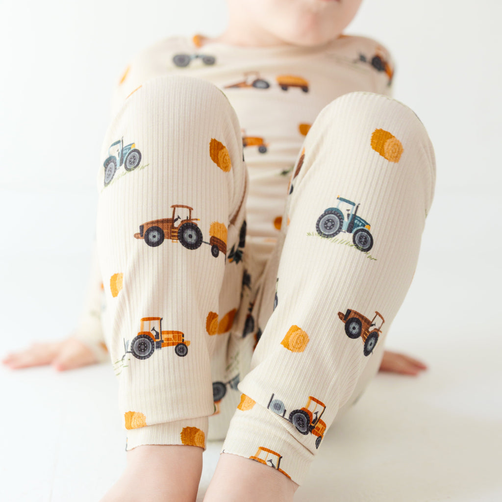 Tractors Small Ribbed Two-Piece Set