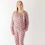 Folk Meadow Small Ribbed Women's Pants