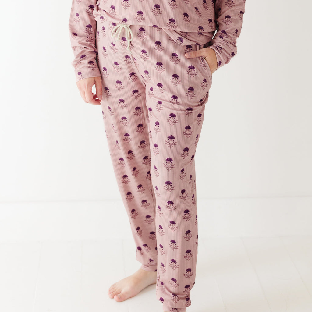 Folk Meadow Small Ribbed Women's Matching Set