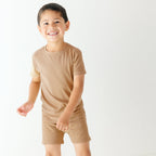 Dune Small Ribbed Shorts Two-Piece Set