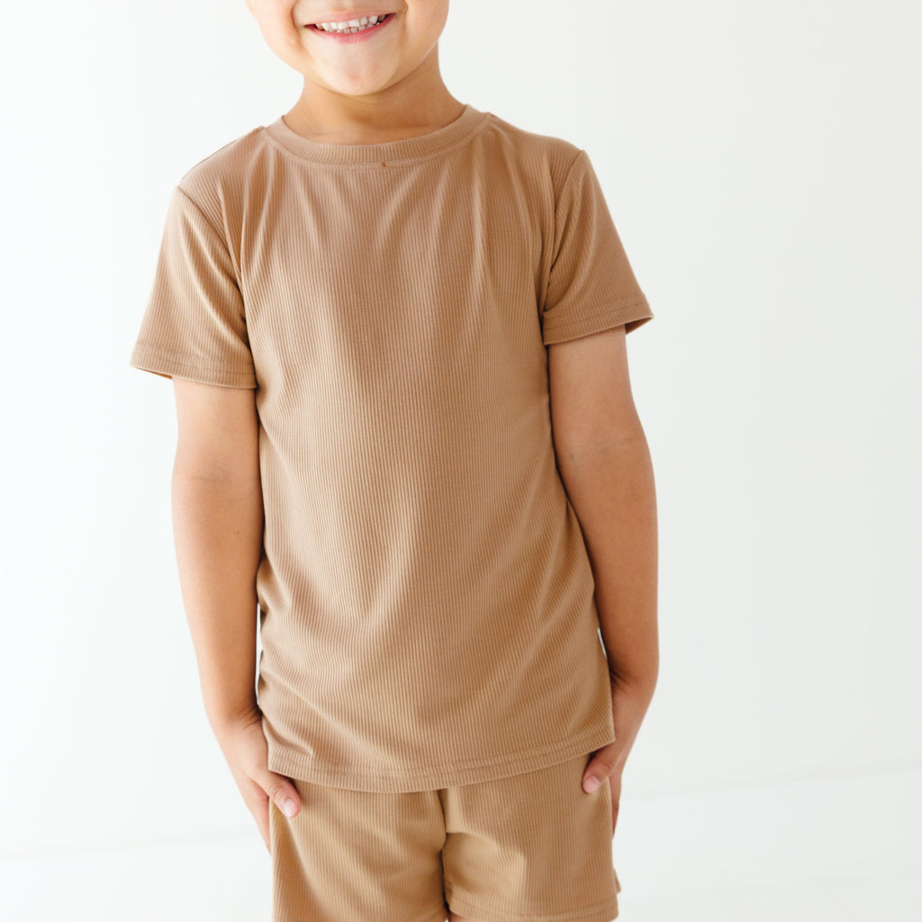 Dune Small Ribbed Shorts Two-Piece Set