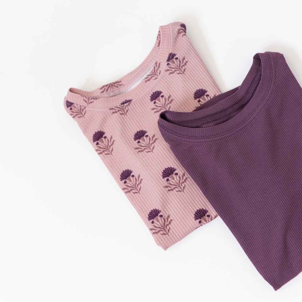 Folk Meadow Small Ribbed Two-Piece Set