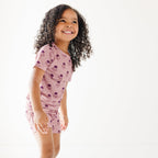 Folk Meadow Small Ribbed Shorts Two-Piece Set