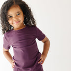 Mulberry Small Ribbed Shorts Two-Piece Set