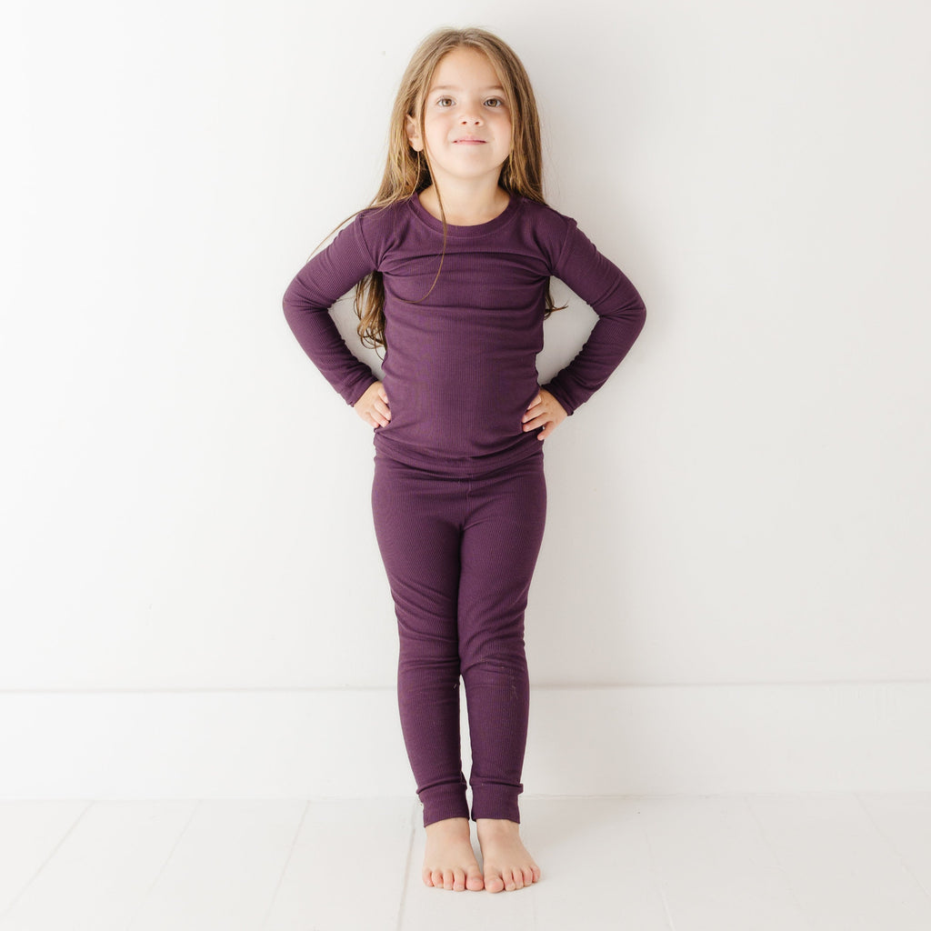 Mulberry Small Ribbed Two-Piece Set