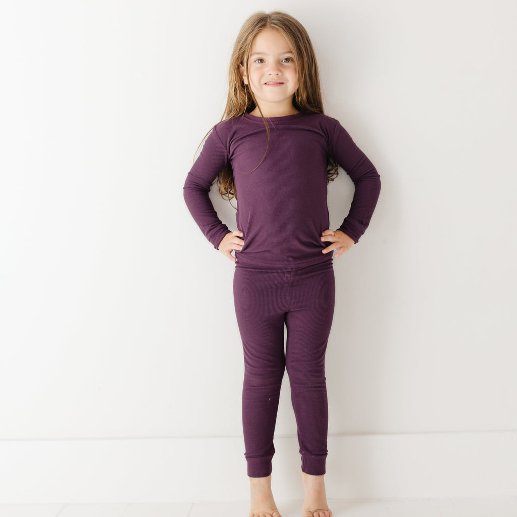 Mulberry Small Ribbed Two-Piece Set