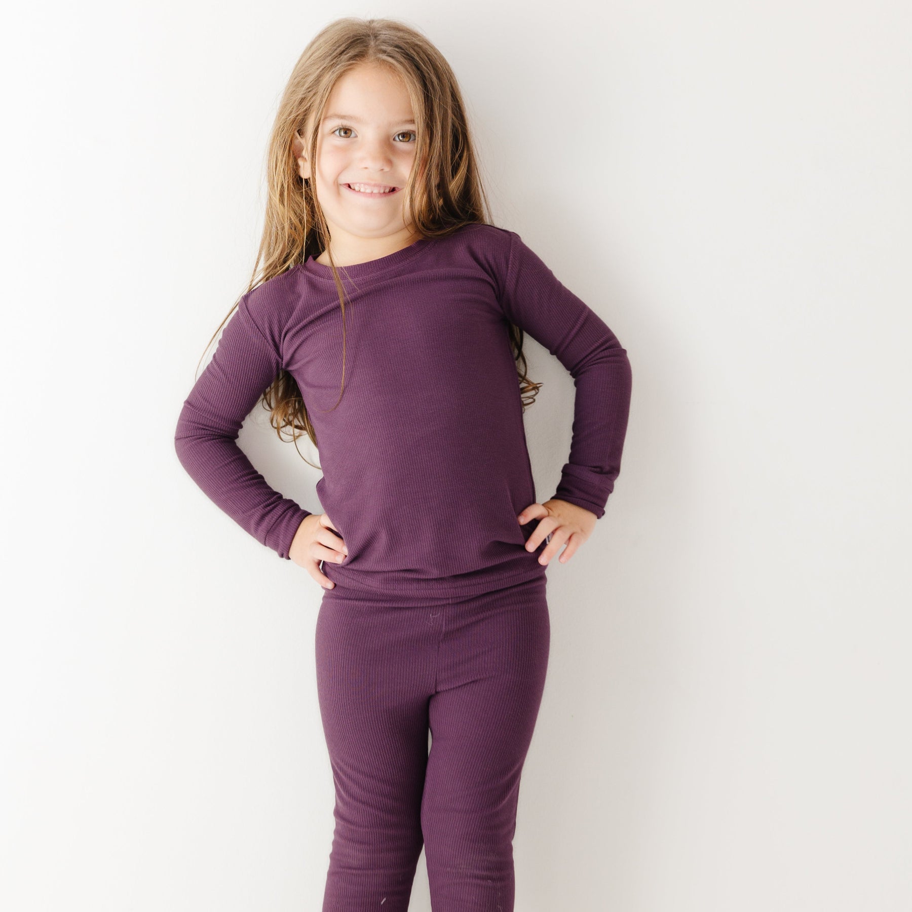 Mulberry Small Ribbed Two-Piece Set