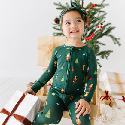 Nutcracker Zip Romper