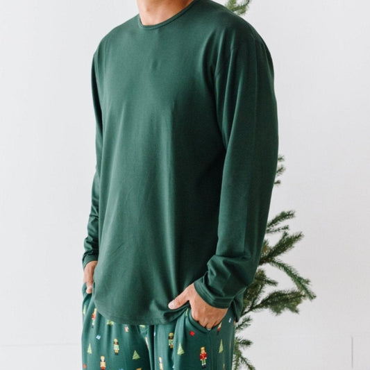 Forest Green Men's Long Sleeve Shirt