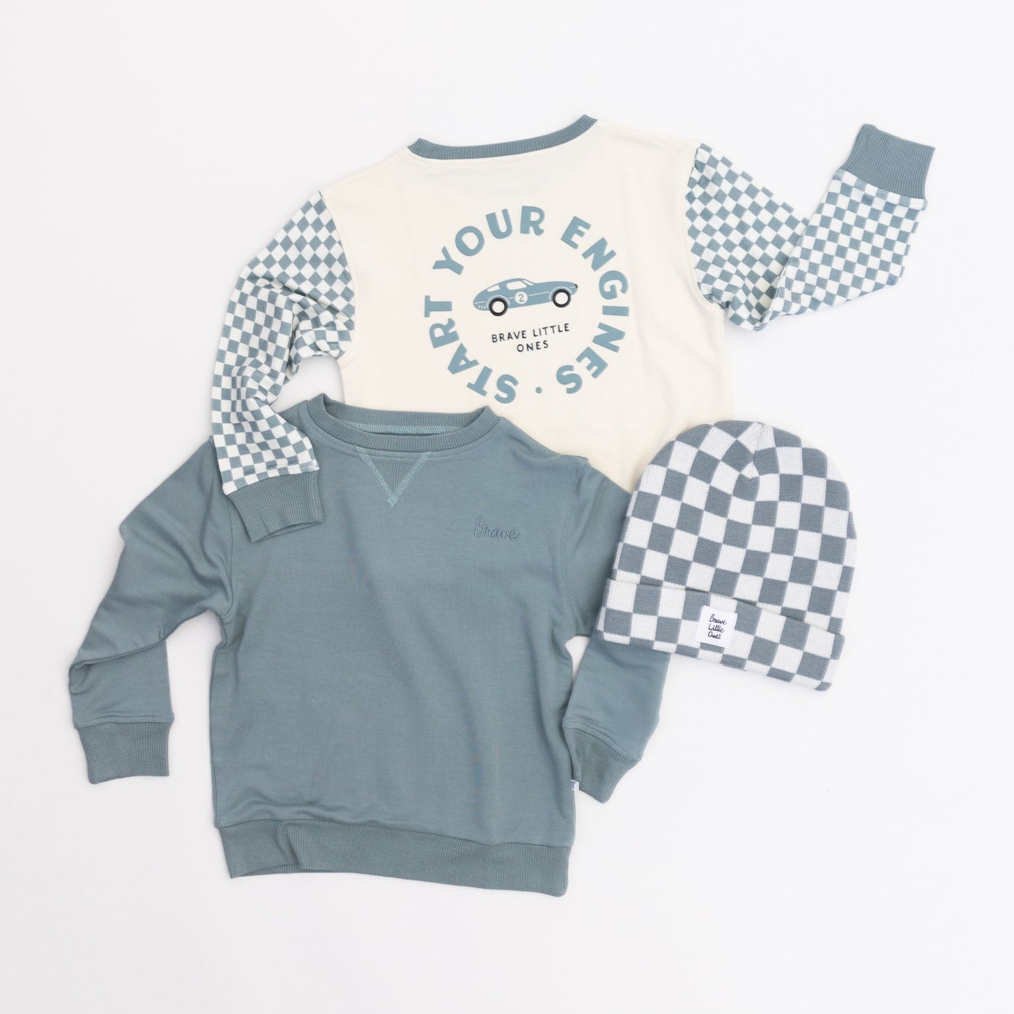 Start Your Engines Bamboo French Terry Pullover