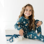 Snowy Village Small Ribbed Two-Piece Set