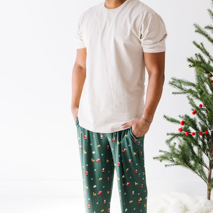 Santa Small Ribbed Men's Pants