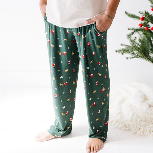 Santa Small Ribbed Men's Pants