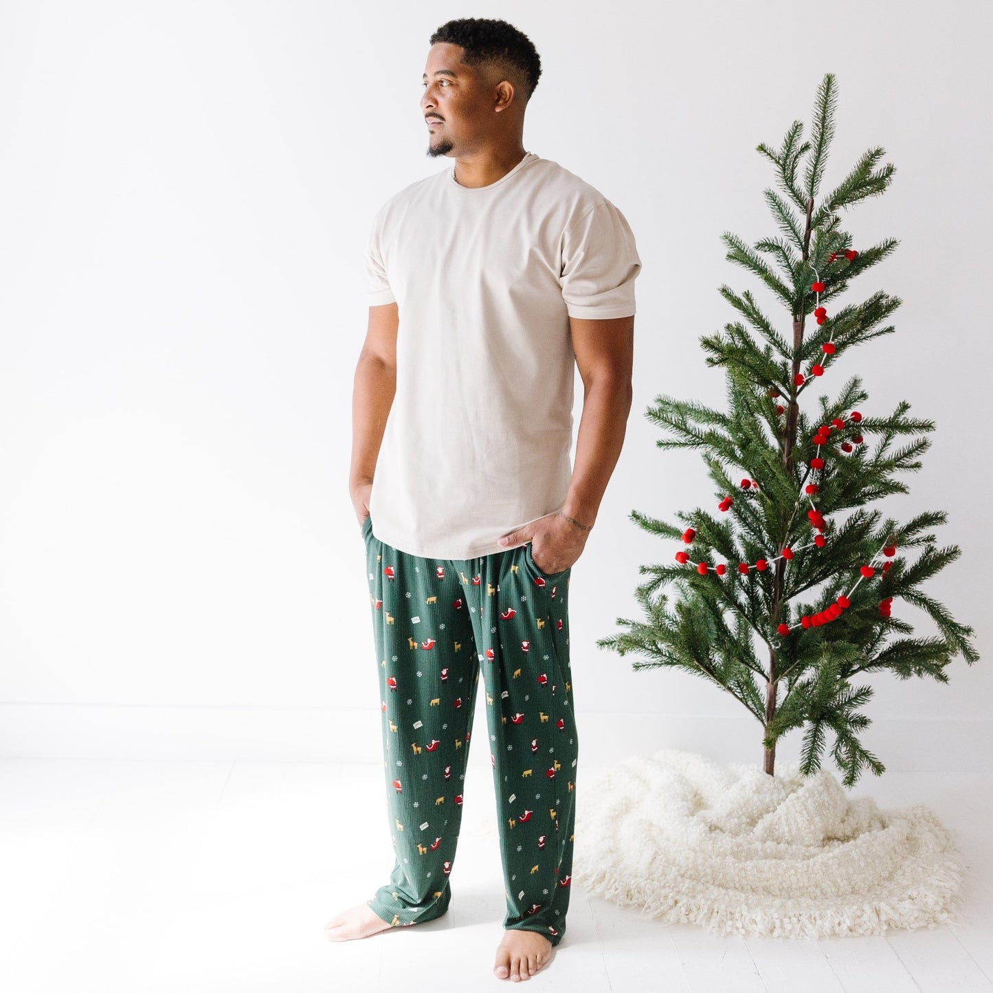 Santa Small Ribbed Men's Pants