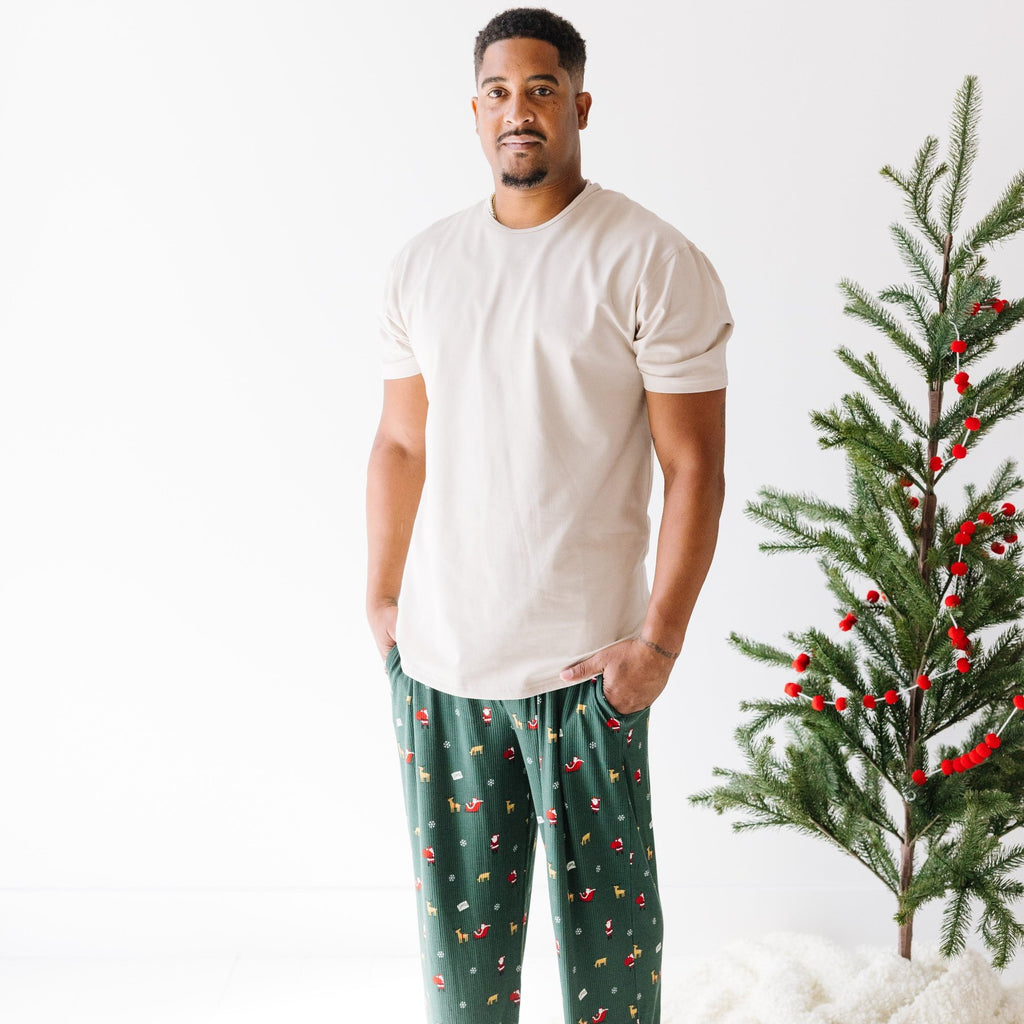 Santa Small Ribbed Men's Pants