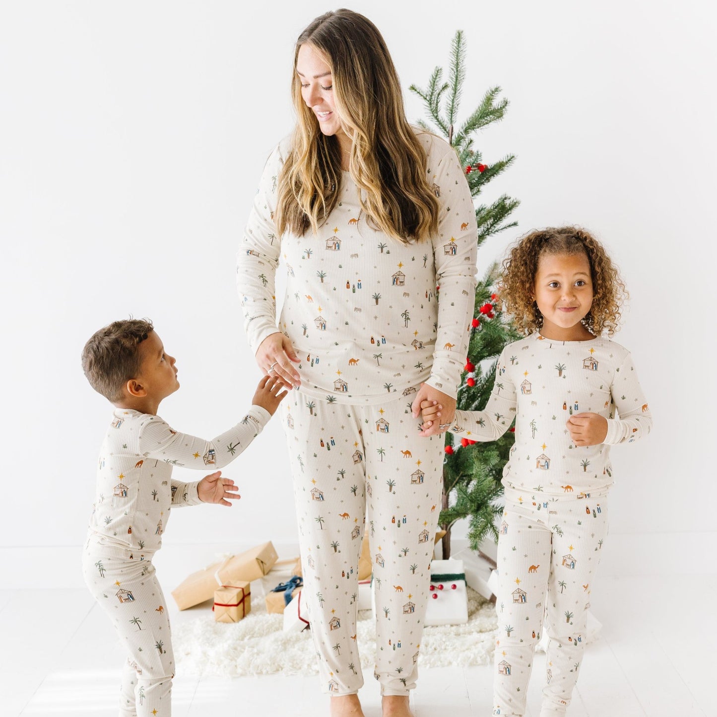 Nativity Small Ribbed Women's Matching Set