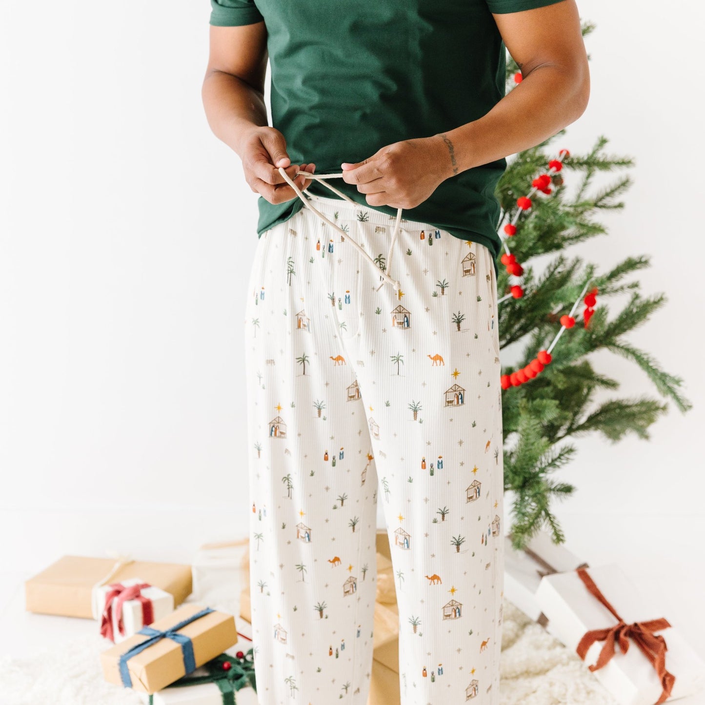 Nativity Small Ribbed Men's Pants