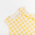 Yellow Gingham Tulip Sleep Sack (1.0 TOG)