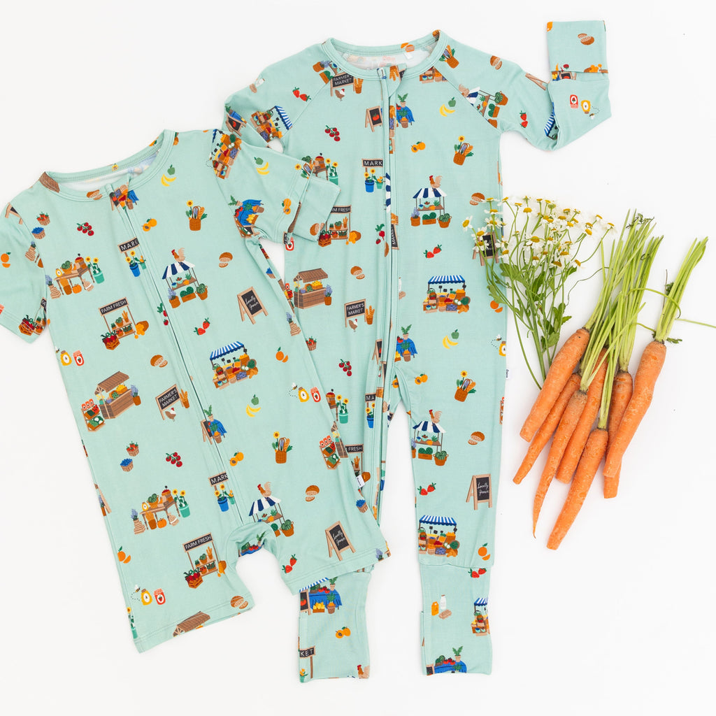 Farmers Market Zip Romper