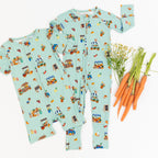 Farmers Market Zip Romper