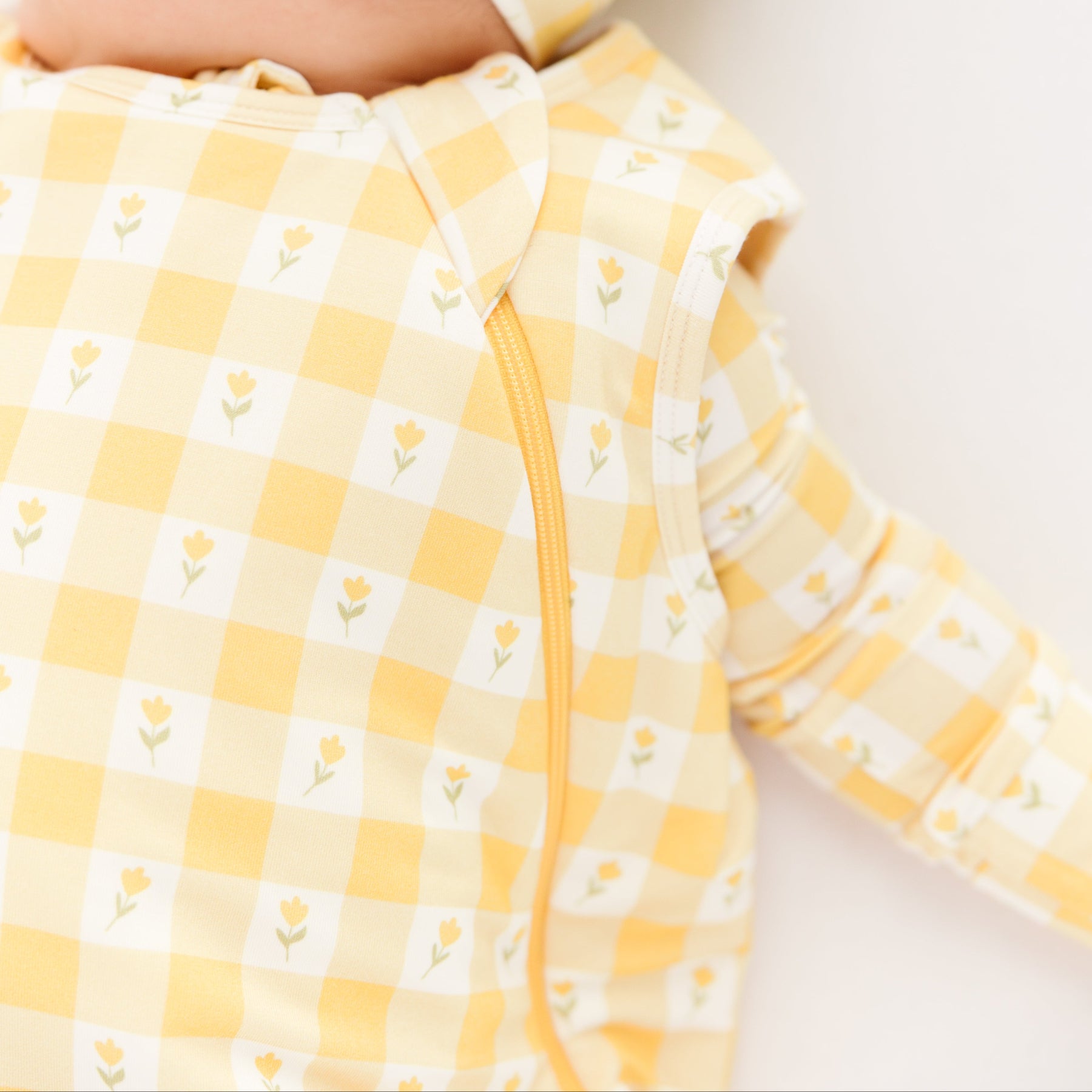 Yellow Gingham Tulip Sleep Sack (1.0 TOG)