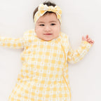 Yellow Gingham Tulip Sleep Sack (1.0 TOG)
