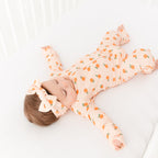 Oranges Small Ribbed Bow