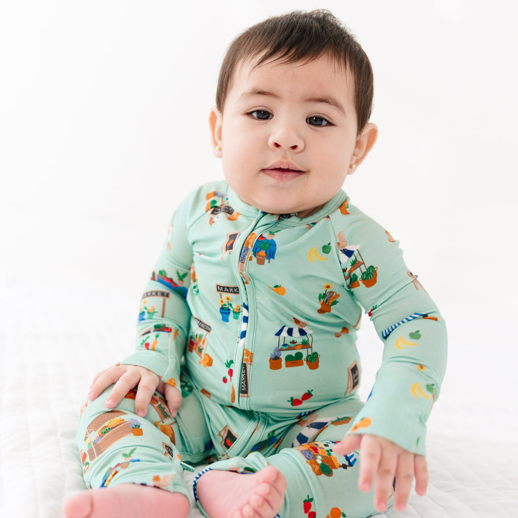 Farmers Market Zip Romper