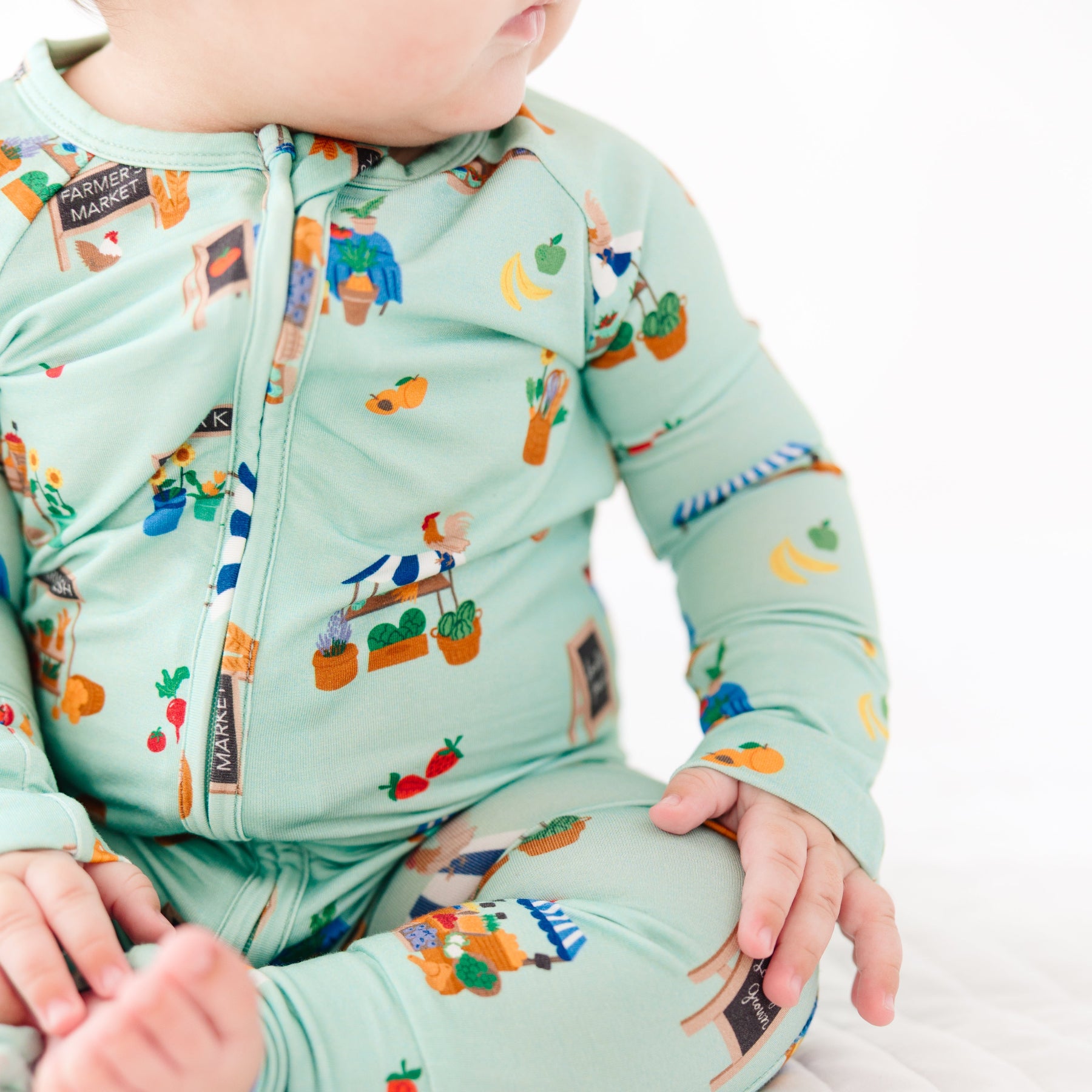 Farmers Market Zip Romper