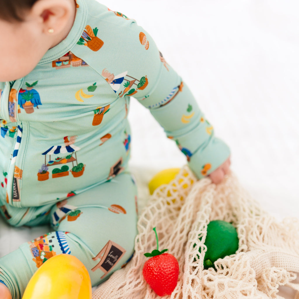 Farmers Market Zip Romper