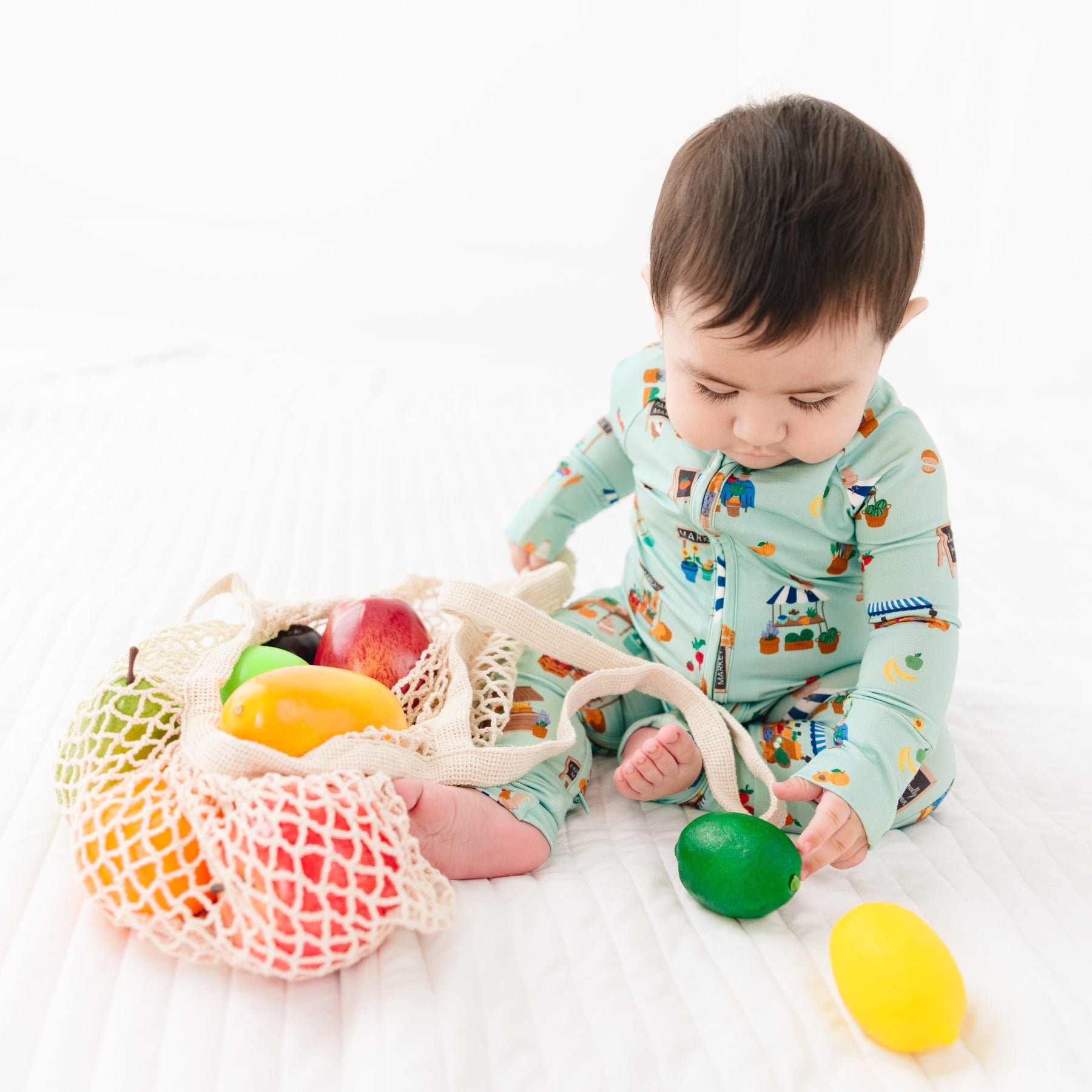 Farmers Market Zip Romper