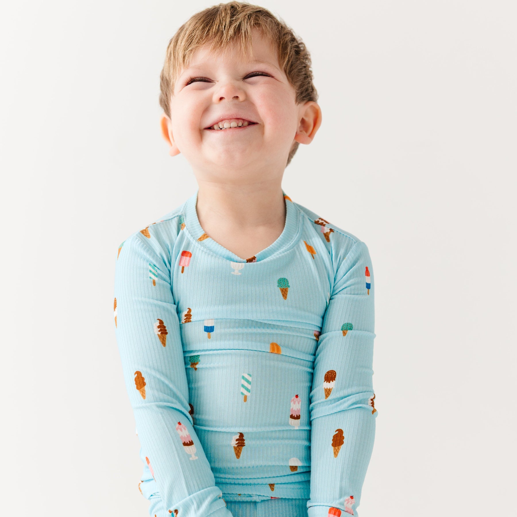 Ice Cream Shop Small Ribbed Two-Piece Set