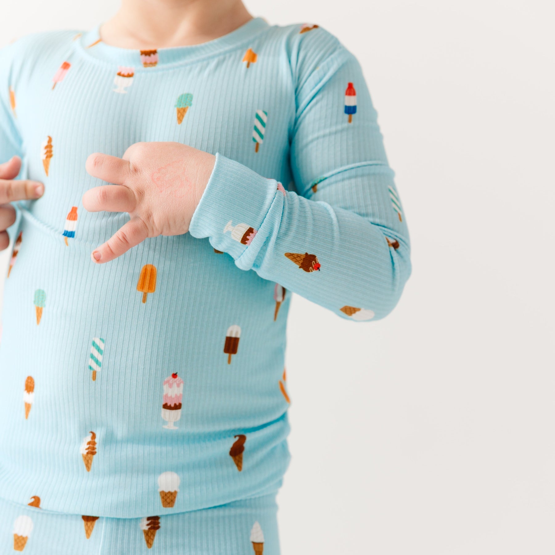 Ice Cream Shop Small Ribbed Two-Piece Set