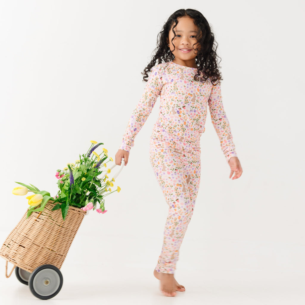 Blush Bunnies Small Ribbed Two-Piece Set