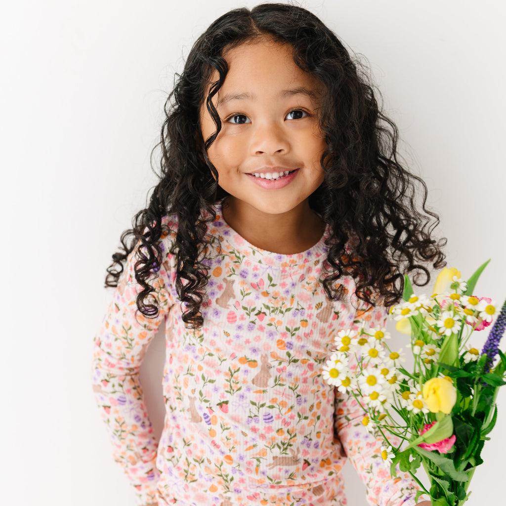 Blush Bunnies Small Ribbed Two-Piece Set