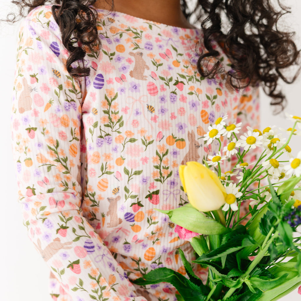 Blush Bunnies Small Ribbed Two-Piece Set