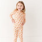 Oranges Small Ribbed Two-Piece Set