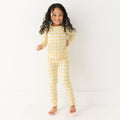 Yellow Gingham Tulip Two-Piece Set