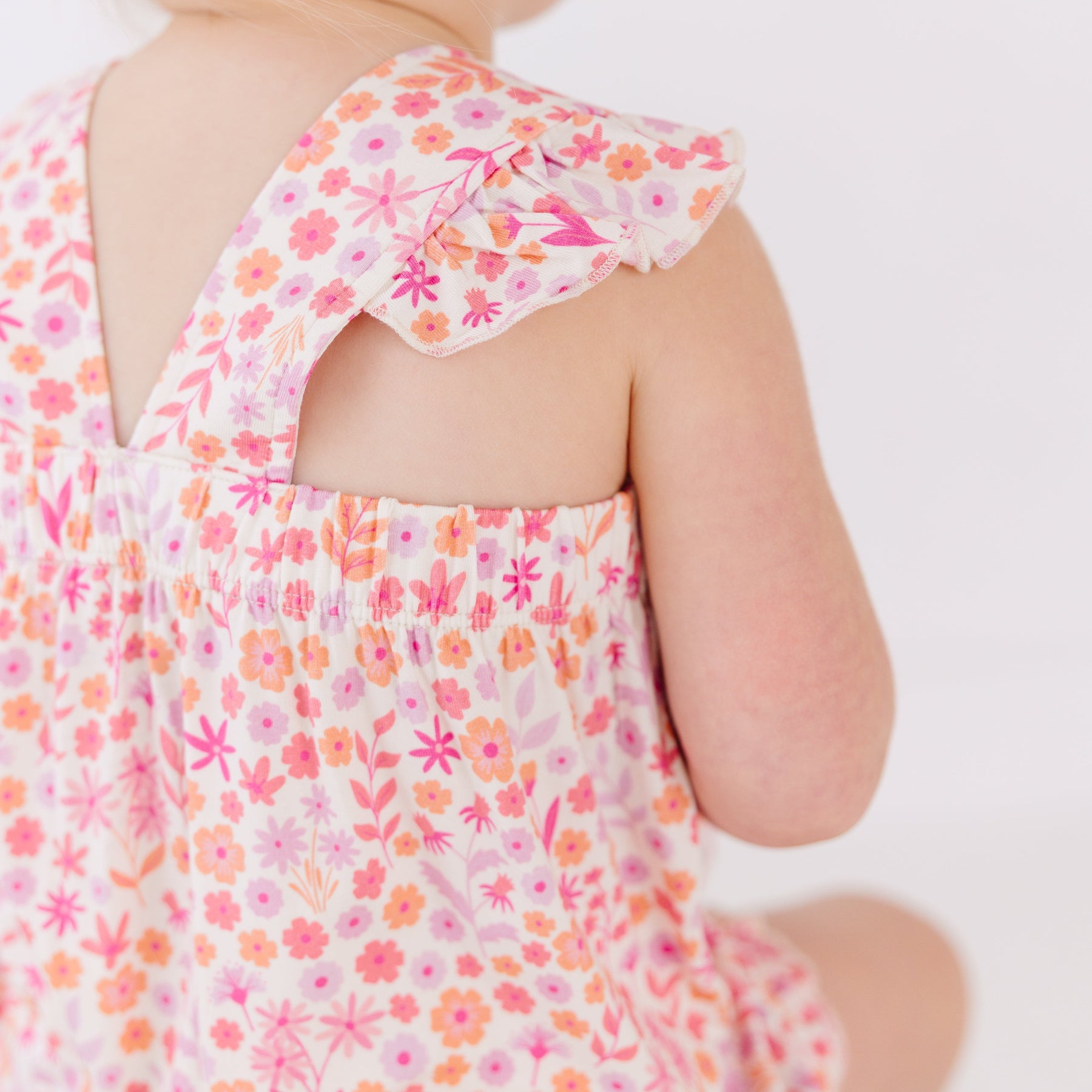 Spring Fields Flutter Sleeve Romper