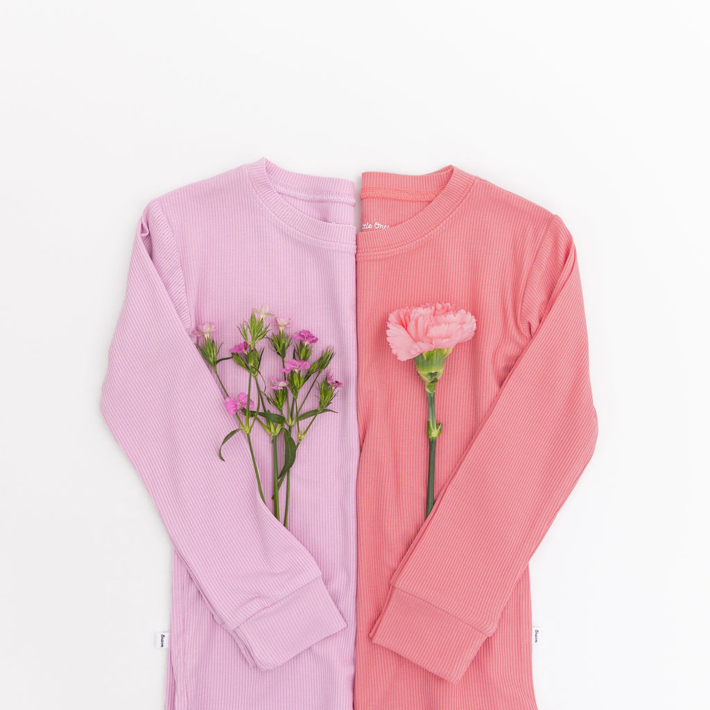 Lilac Mist Small Ribbed Two-Piece Set