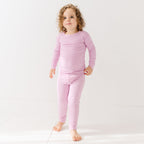 Lilac Mist Small Ribbed Two-Piece Set