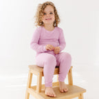 Lilac Mist Small Ribbed Two-Piece Set