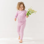 Lilac Mist Small Ribbed Two-Piece Set
