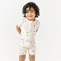 Tool Time Small Ribbed Summer Zip Romper
