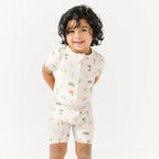 Tool Time Small Ribbed Summer Zip Romper