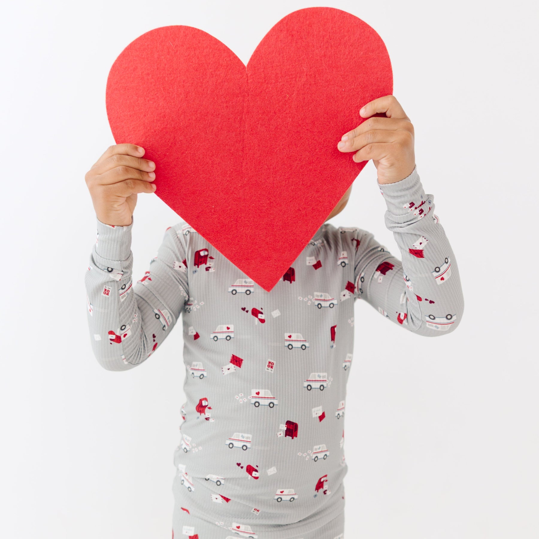 Cupid's Postal Service Small Ribbed Two-Piece Set