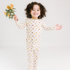 Pink Daisies Small Ribbed Two-Piece Set